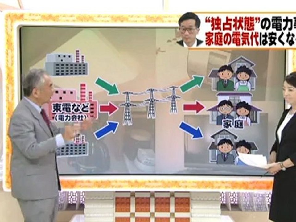 20120523　「独占状態」の電力事情　家庭の電気代は安くなる？