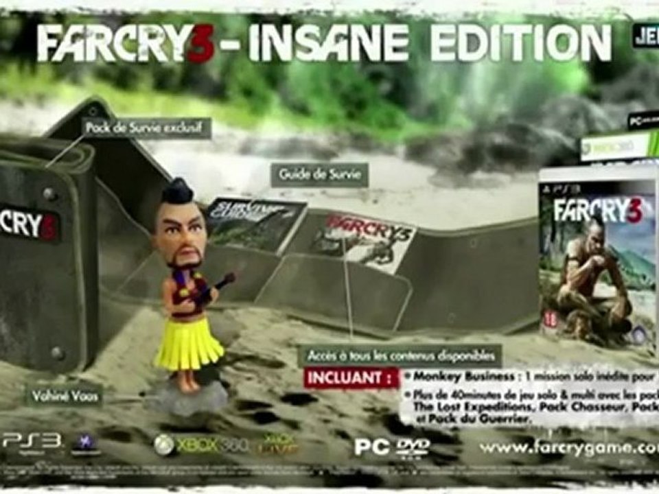 Far Cry 3 Insane Edition : trailer