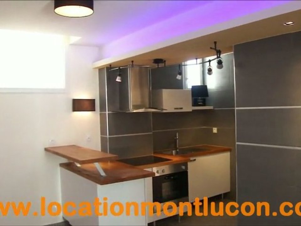 vidéo appartement f2 refait à neuf à louer proche école infirmière IFSI et l'hopital à Montluçon