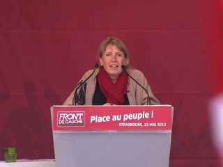 Discours de Josiane Nervi-Gasparini à Strasbourg