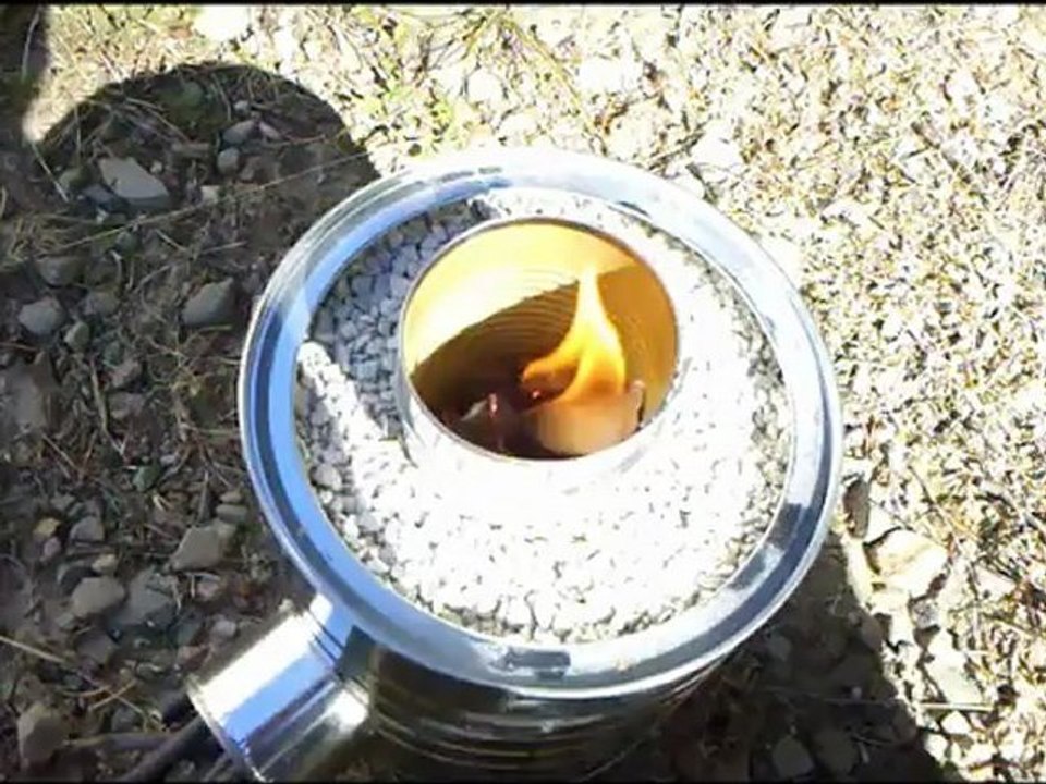How to make a rocket stove in under 30 minutes