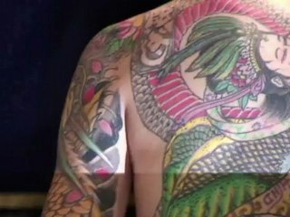 Banned tattoos on display in conservative Japan