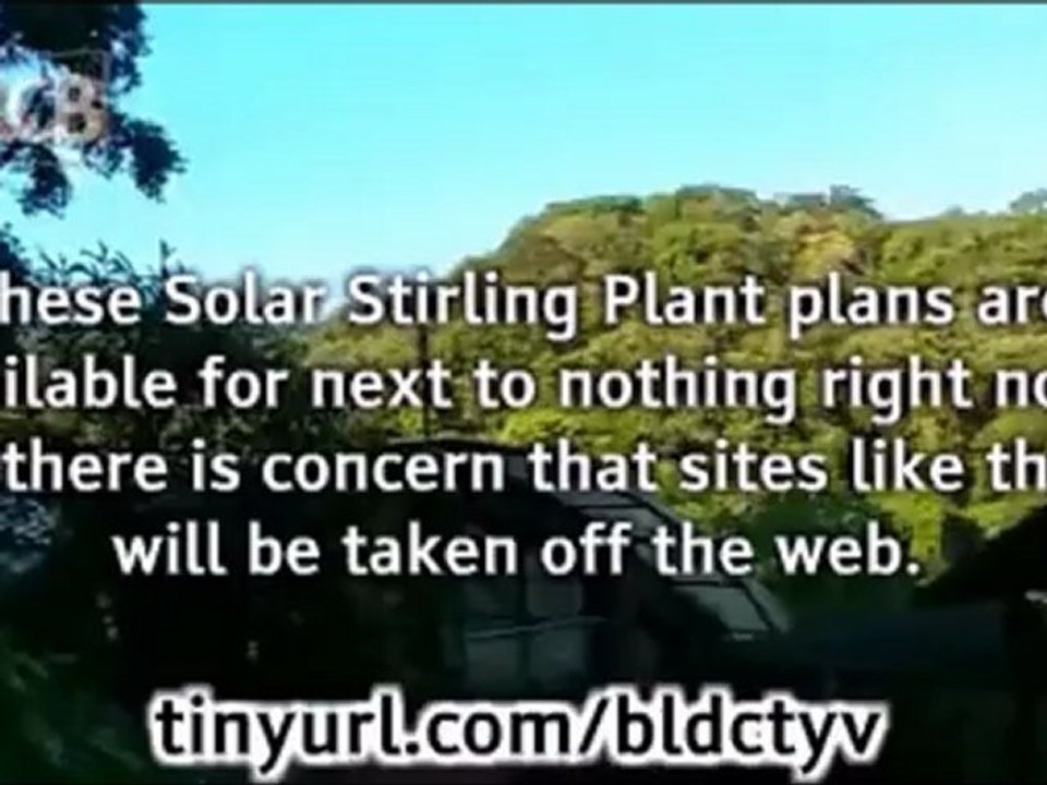 Solar stirling plant review
