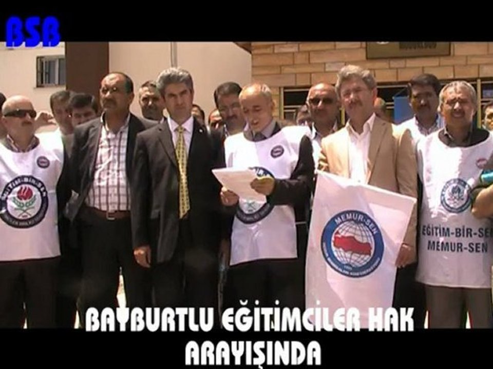 Bayburtlu Eğitimciler Hak Arayışında
