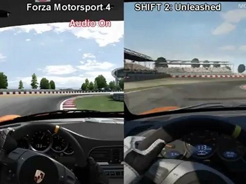 2007 Porsche 911 GT3 RS - Forza Motorsport 4 vs SHIFT 2 Unleashed