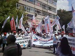 MEMURLARI UYARI EYLEMİ - ANKARA - www.haberamasya.com