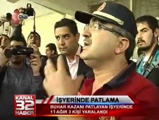 ISPARTA DA PATLAMA 1 KİŞİ AĞIR 3 KİŞİ YARALANDI