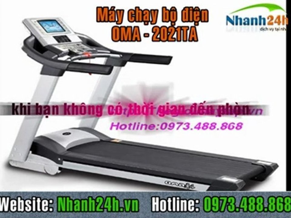 Máy chạy bộ điện OMA-2021TA - Nhanh24h.vn