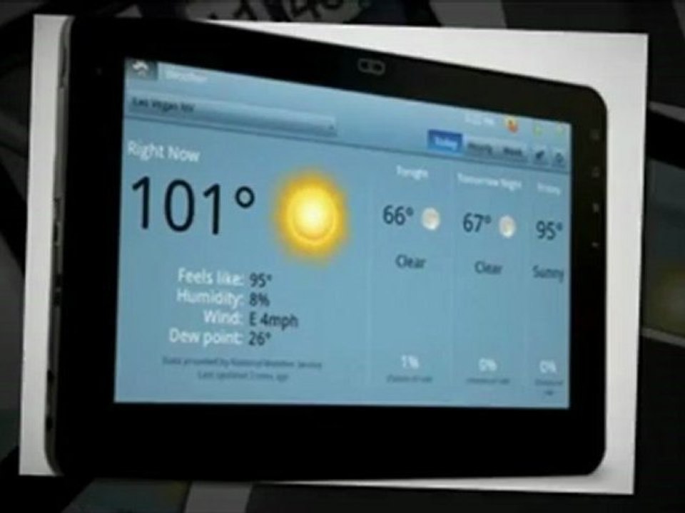 Viewsonic gTablet -- 10.1 inch Android 2.2 Wi-Fi,Bluetooth 16GB Tablet, 1GHz, 1080p Playback 269.97