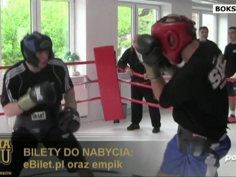 "Kuźnia Boksu": sparing Dariusz Sęk - Mateusz Masternak