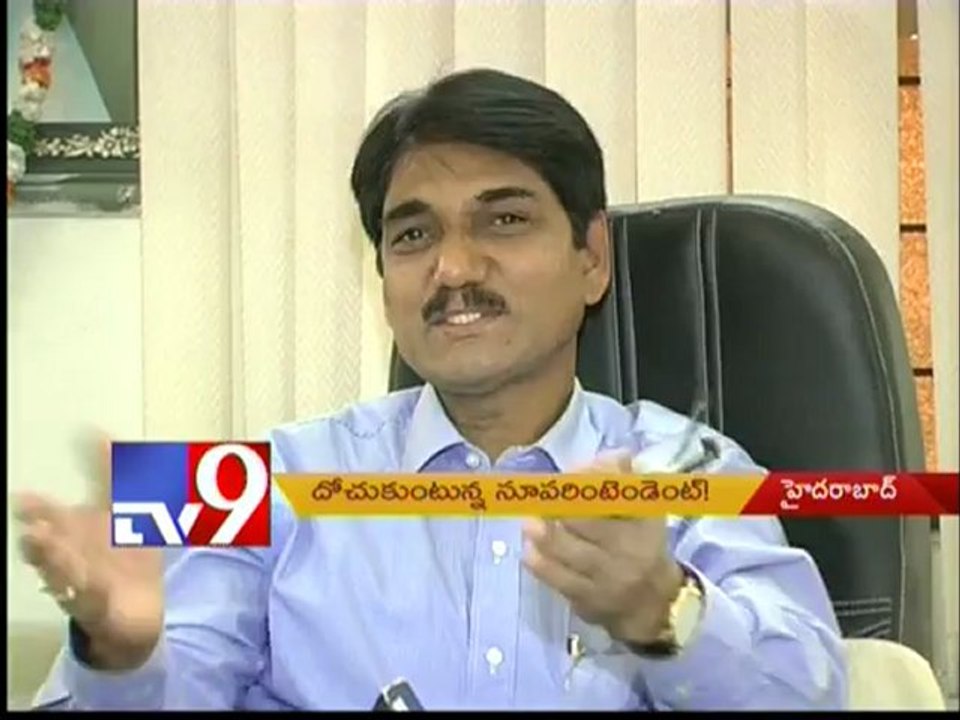 Gandhi hospital superintendent corrupt  deal exposed - Tv9 exclusive