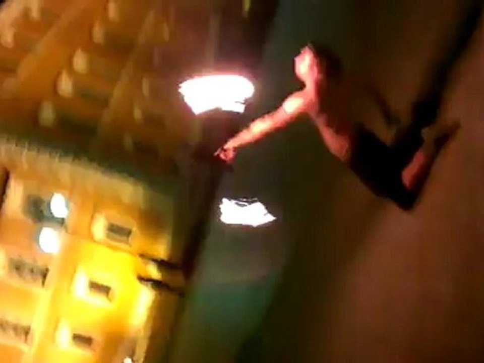 Starówka pokaz akrobacji ognia