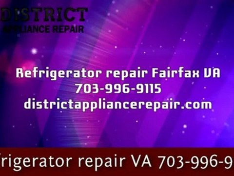 Refrigerator repair Tysons Corner VA 703-996-9115 Appliance repair