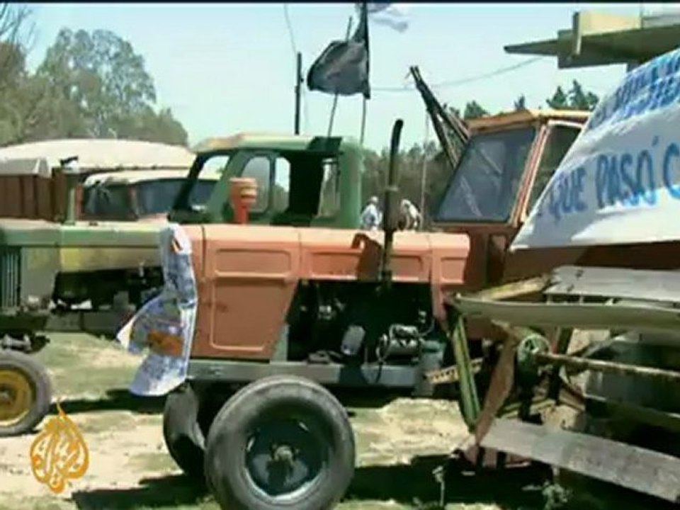 Argentinian farmers on strike