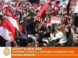 Egyptian army takes to Facebook