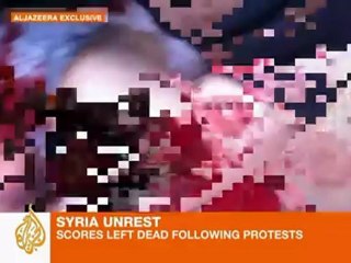 Syrian protesters fired upon