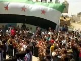 Syria فري برس درعا المليحة الغربية مظاهرة حاشدة تضامنا مع المدن المنكوبة 23 5 2012 Daraa