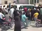 Syria فري برس حماه المحتلة صوران استقبال المراقبين بمظاهرة   23 5 2012 Hama