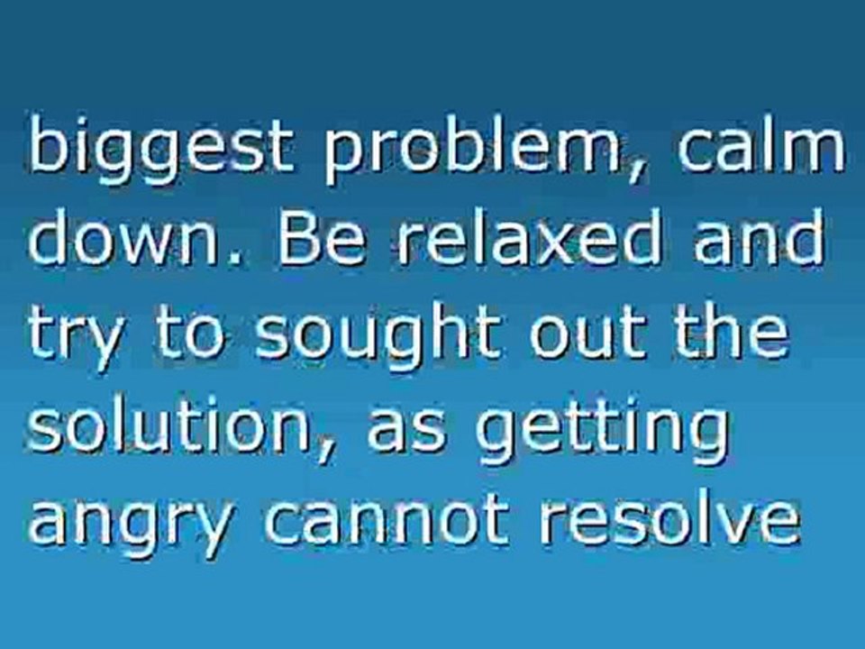 Ways To Deal With Anger