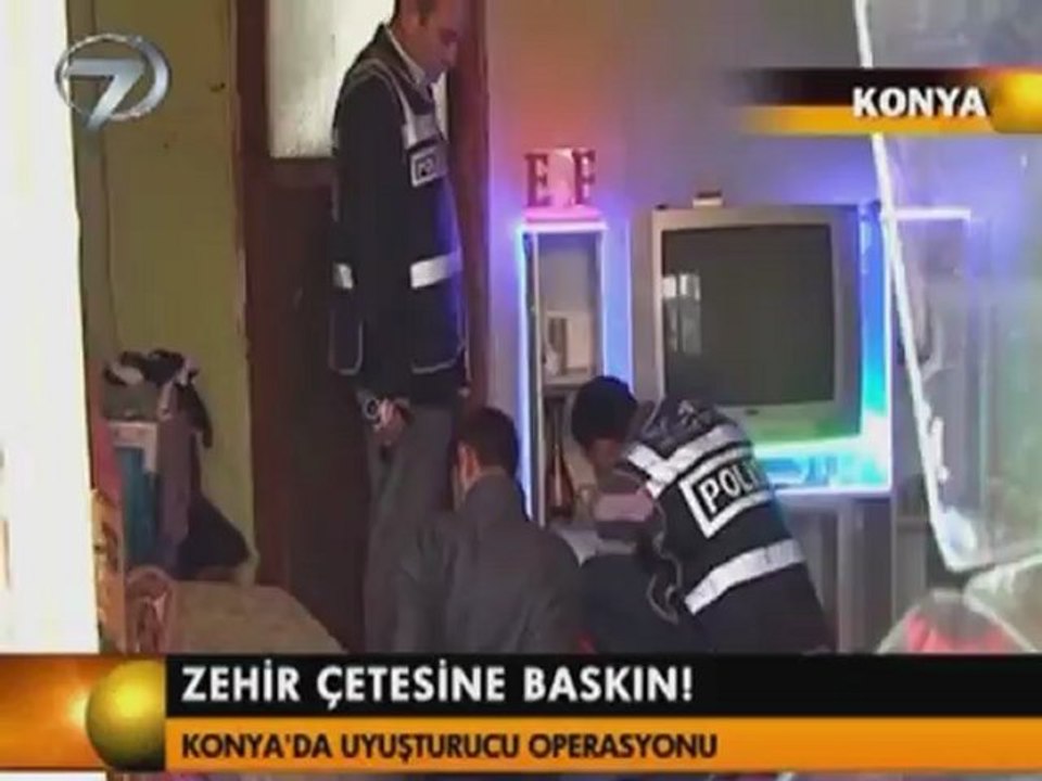 Konya'da Uyuşturucu Operasyonu