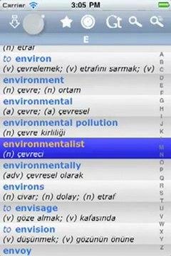 iPhone Türkçe-İngilizce Sözlük ''teknoctrl''