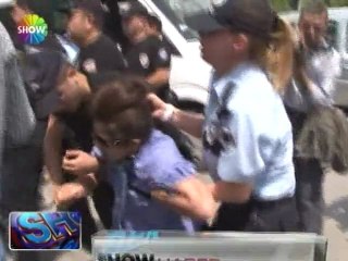Kovulan işçilerin eylemi saçlarından sürüklenerek engellendi - 23 mayıs 2012
