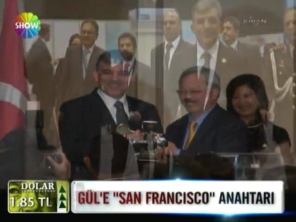 Abdullah Gül'e "San Francisco" anahtarı - 23 mayıs 2012