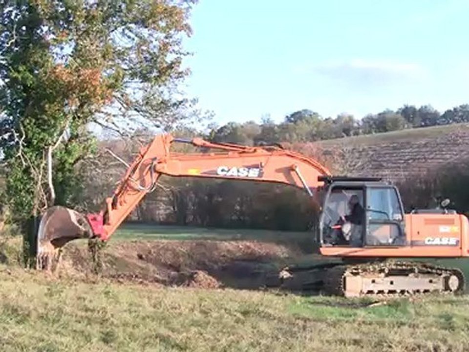 agrandissement de la mare