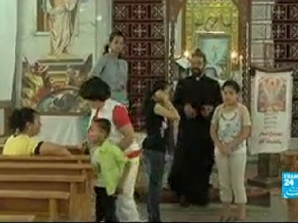 Mobilisation des coptes contre les islamistes (France24)