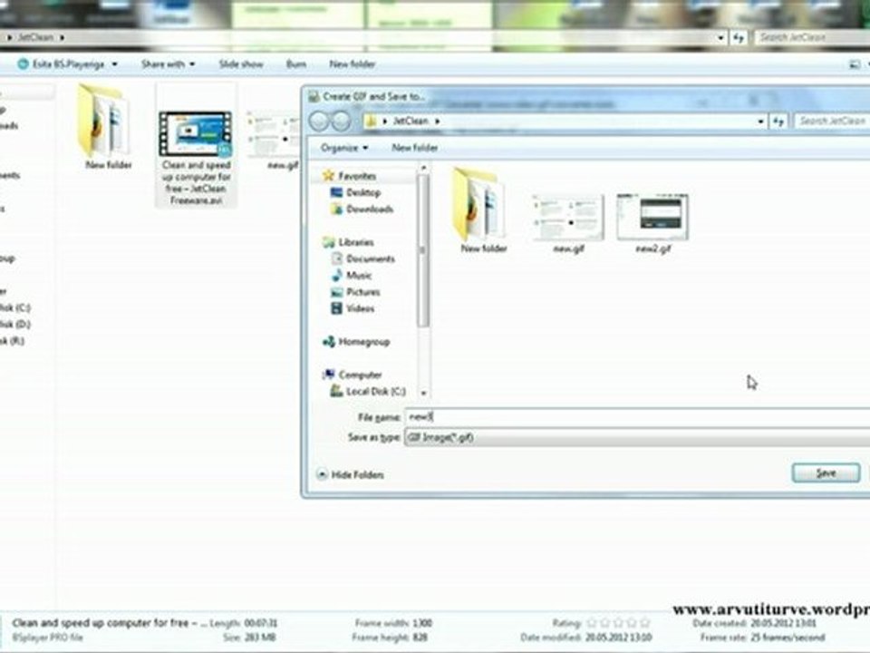 How to convert video or video clips to animated GIF file
