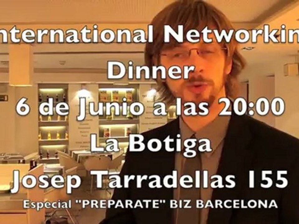 Prepárate Biz Barcelona: @INDinner at La Botiga, Barcelona 6 junio 2012