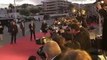 Kanye West steps out with Kim Kardashian for Cannes premiere.