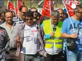 Spagna, minatori in sciopero contro i tagli del governo