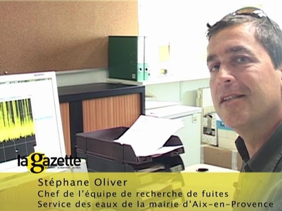 Stéphane Oliver - Chef de l'équipe de recherche de fuites du service des eaux d'Aix en Provence