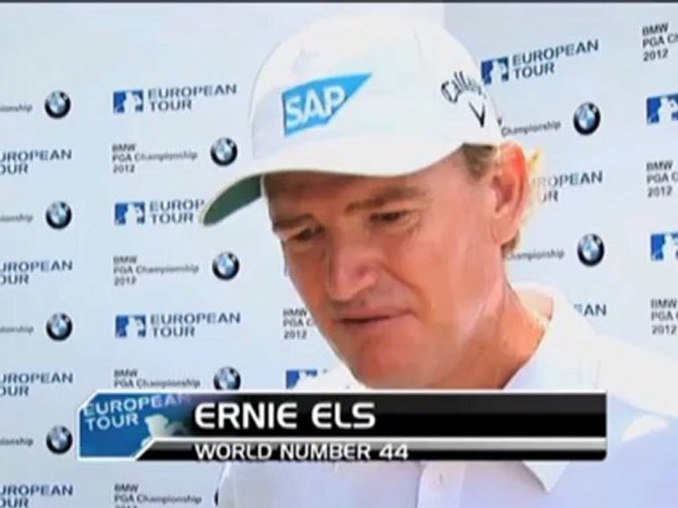 Golf: ernie els "zufrieden" mit 68er runde