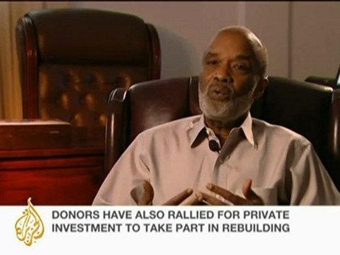 Haiti president Rene Preval speaks to Al Jazeera