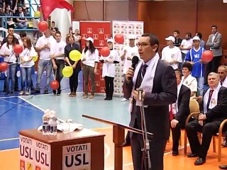 Victor Ponta la Dej
