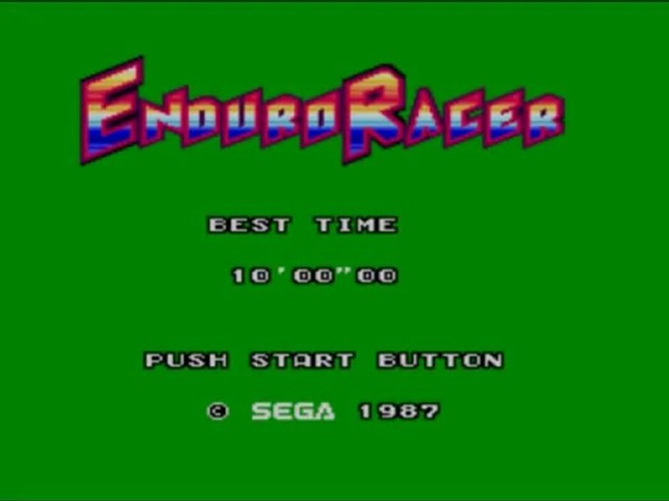 [Test N°31] Enduro Racer (Master System)