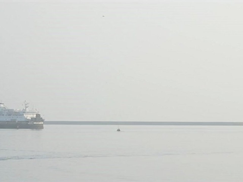 Entrée en rade de Cherbourg du paquebot Kristina Katarina