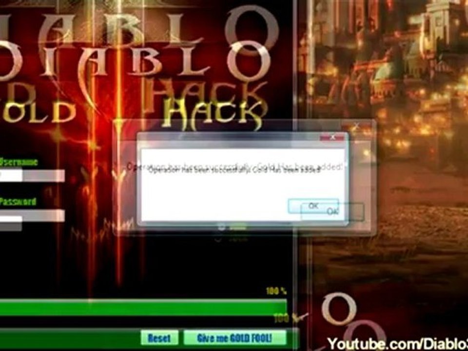 Diablo 3 Gold Exploit revealed + Hack Tool v1.2 Working