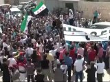 Syria فري برس  ادلب سرمدا مظاهرة حاشدة بحضور المراقبين 24 5 2012 ج1 Idlib