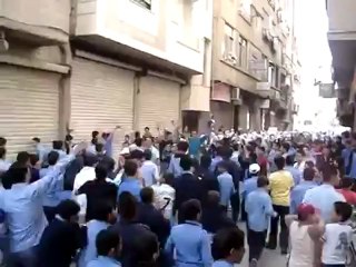 Syria فري برس ريف دمشق مظاهرة براعم داريا 24 5 2012 Damascus