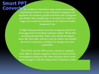 [Editorial] Insurance fraud