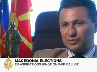 Macedonia vote ends peacefully
