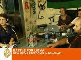 Battle for Libya: Independent media flourishes in Benghazi