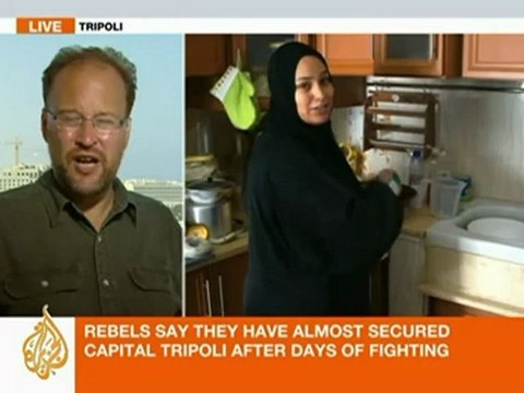James Bays reporting live from Tripoli