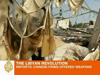 China denies knowledge of Gaddafi regime's bid for weaponry