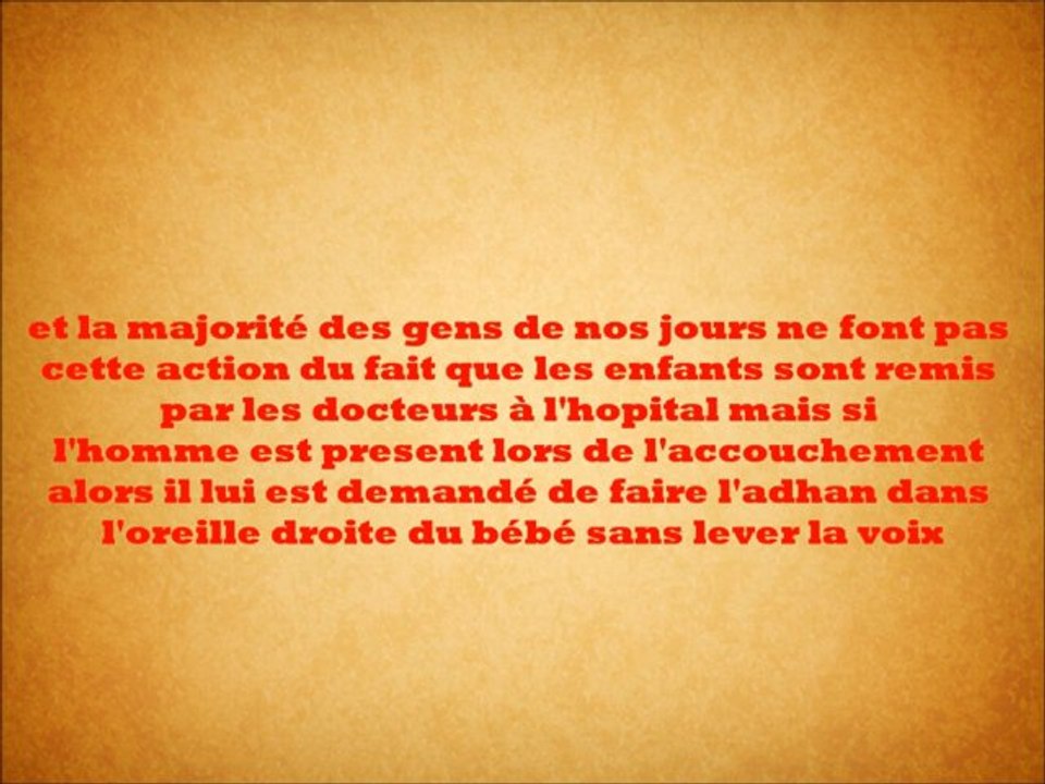 faire l'adhan dans l'oreille du bébé-cheikh al otheymin