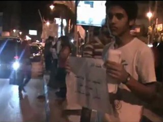 السلاسل البشرية ضد الفلول   السويس