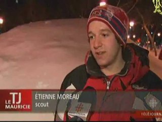 Notre groupe à la Télé